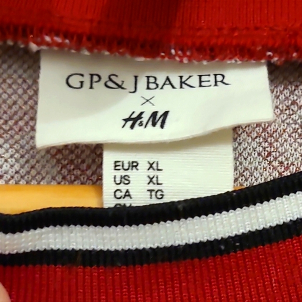 GP & J Baker x H&M Honeycomb Pullover - Size XL - Picture 3 of 7